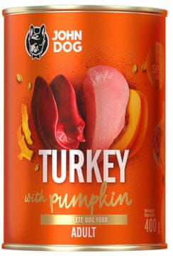 John Dog | Linija bundeva | Odrasli 400g - Puretina s bundevom 400g