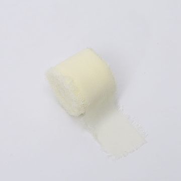 Vrpca za cvjećare - šifon - vanilija - rola 4cm x 4,5m