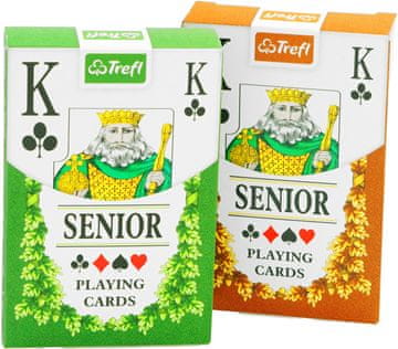 TREFL SENIOR set igraćih karata 3x2 špila