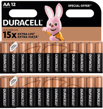 Duracell Extra Life LR6 AA alkalne baterije 24 kom.