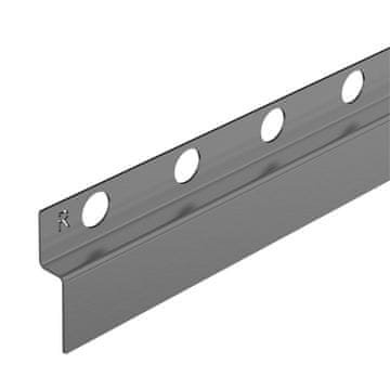Desna zidna kosina 170 cm, boja Gun Metal