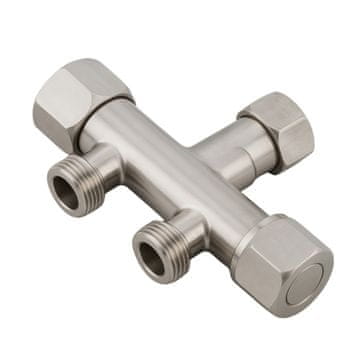 Kutni ventil model 3 INOX 1/2 x 1/2 x 1/2