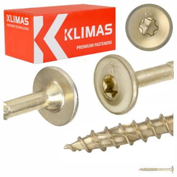 Vijci za drvo s plosnatom glavom WKCP-05050 (250)