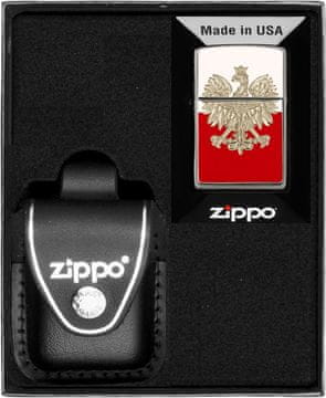 Zestaw ZIPPO upaljač POLJSKA poklon No3