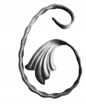 KOVANI SPIRALNI ELEMENT 10.243 12X6 H190XL140