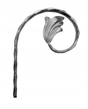 KOVANI SPIRALNI ELEMENT 10.253 12X6 H200XL130