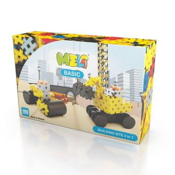MELI Mela građevinske kocke gradilište 4u1 160 kom.