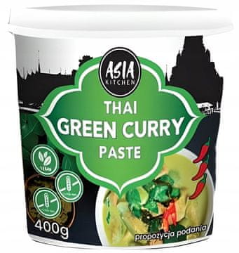 Zelena curry pasta 400g - Asia Kitchen