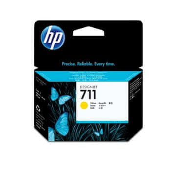 Hewlett Packard HP 711 (CZ132A) tintni uložak, žuti