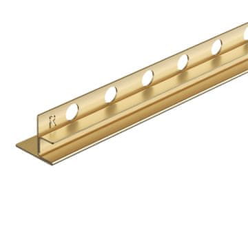 Desna staklena kosa traka 120 cm zlatna