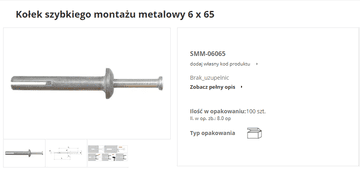 CIRCLE čekićani metal SMM-06050 (100)