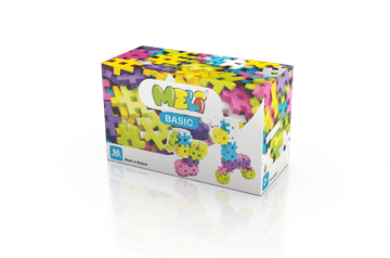 MELI Basic Pink građevinski blokovi 50 kom.