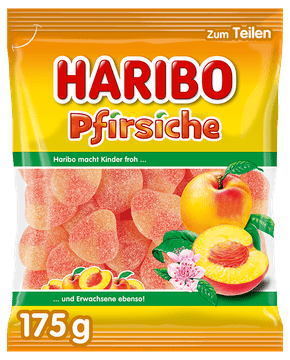 Haribo Želke Pfirsiche 175g - Haribo