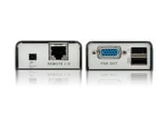 Aten ATEN VE170 KVM produžetak VGA i USB do 100m, crni