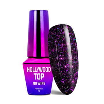 MollyLac Vrhunski lakovi za nokte Hollywood Milijun točkica za hibridne lakove za nokte s česticama bez brisanja 10 g