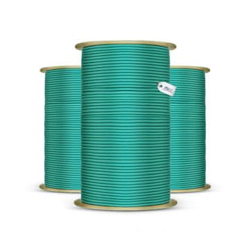 DQ-PP GRÜNES GUMMISEIL - 12mm - 30m - Expander Gummischnur Elastiches Gummikordel Spannseil Planen Spanngummi