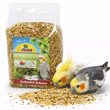 JR Farm Big Parakeets - hrana za nimfe i ostale papige srednje veličine - obogaćena školjkama kamenica 1 kg