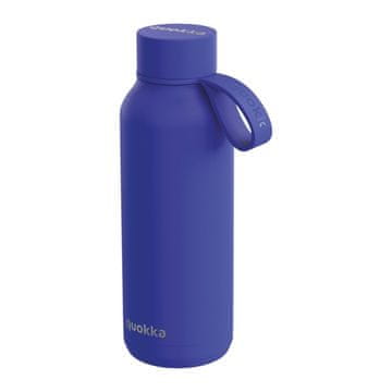 QUOKKA Solid s remenom - termos boca od nehrđajućeg čelika od 510 ml s remenom (sumrak plava)