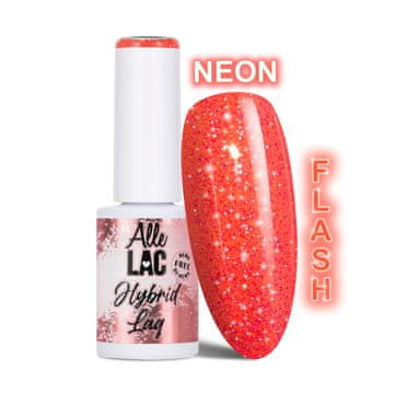 Hibridni LED/UV gel lak Orange Flash Glitter Orange hema/Di-hema Free 6g