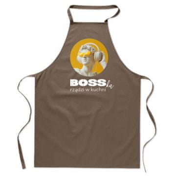 BOSS kuhinjska pregača s printom Divine Woman Rules the Kitchen za žene
