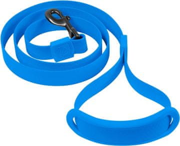 Plava uzica za velike pse, duljina 1,4 m, PVC najlon, vodootporna, za trening