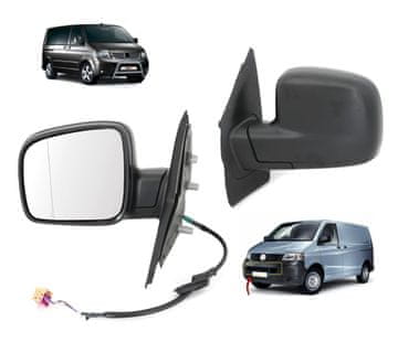Lijevi električni retrovizor 5-pin Volkswagen Transporter T5 2003-2009 9568514M