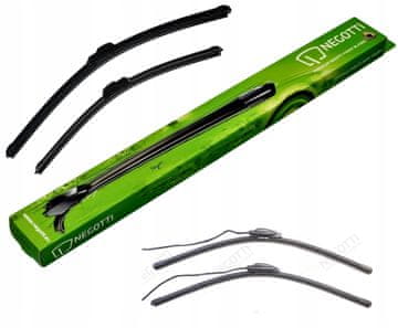 2 prednja brisača 600+600 s Negotti SET-US mlaznicama za pranje 24''/24''
