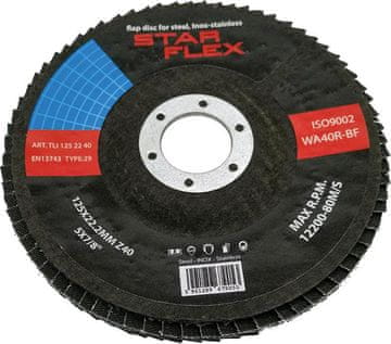 PS Star Flex T29 lamelni disk 125-22 granulacija 40 INOX TLI1252240