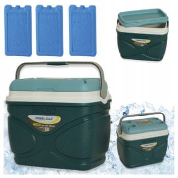 Pinnacle Velika putna rashladna torba Pinnacle 20L plava + 3 rashladna uloška 500ml