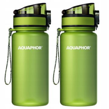 Aquaphor Butelka filtrująca Aquaphor City 0,35L dvije zelene male za dijete 350ml