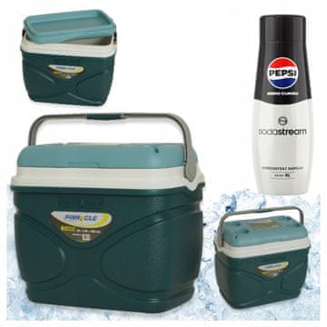 Pinnacle Veliki prijenosni hladnjak Pinnacle 20L plavi + SodaStream Pepsi MAX sirup