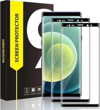 2x kaljeno staklo s crnim okvirom ZA Samsung Galaxy Note 8 visoka zaštita