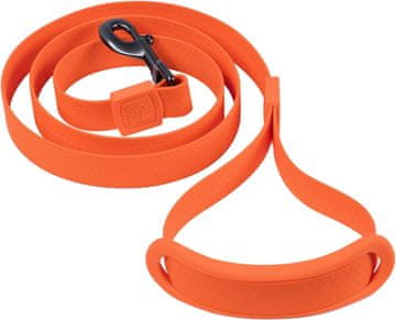 Povodac za pse duljine 1,4 m, PVC najlon, vodootporni, za trening, narančaste boje