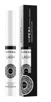 Vipera maskara za volumen trepavica, hipoalergena, ultra crna 6 ml / 1216