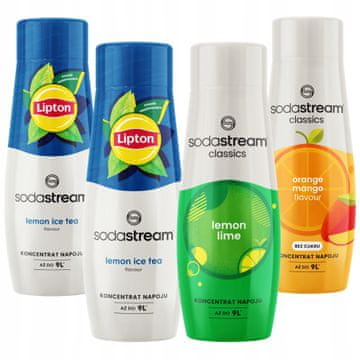 SodaStream Sodastream sirupi 2x čaj Ice Tea Lemon i Lemon Lime i naranča Mango
