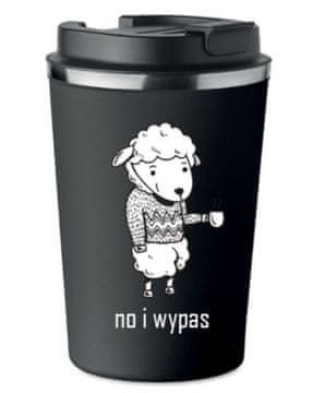 Vrhunska termo šalica s tiskom NO I WYPAS za kavu 350ml 0.35l KT_007