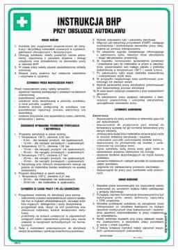 DD012 Upute za zaštitu na radu i sigurnost pri radu s autoklavom