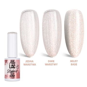LED/UV gel lak Nudes N18 svijetli šljokice hema/Di-hema Free 6g