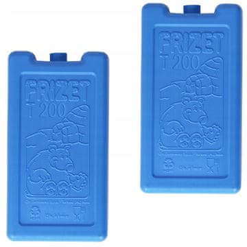 Ulošci za hlađenje i zamrzavanje za putnu torbu za hladnjak, 2x200 ml
