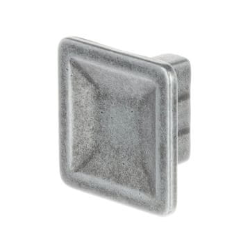 Četvrtasta ručka za namještaj patinirano željezo 16 mm XK19
