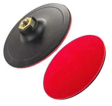FALON-TECH Elastični disk s čičak trakom 180 mm za brusilicu i bušilicu Falon-Tech