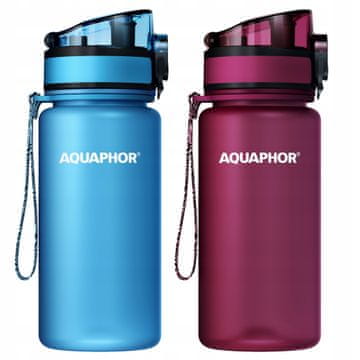 Aquaphor Aquaphor City boca s filterom s ulošcima 0,35L plava i bordo