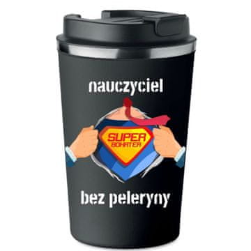 Vrhunska termo šalica za DAN UČITELJA, poklon za DAN UČITELJA, HEROJ UČITELJA KT_114