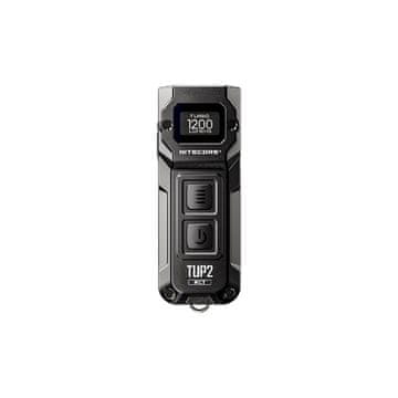 Nitecore TUP2 crna svjetiljka s USB-C privjeskom za ključeve od 1200 lm