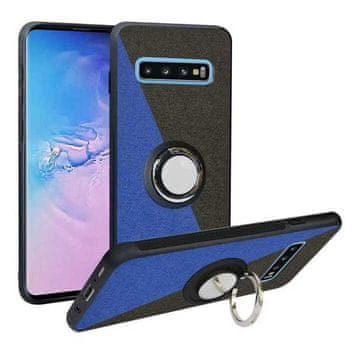 Silikonska futrola za Samsung Galaxy S10+ crna s plavom poleđinom.