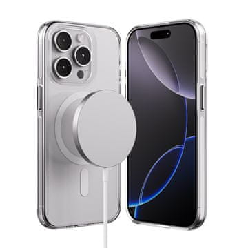 Crong Clear MAG Pro - MagSafe maskica za iPhone 15 Pro (prozirna)
