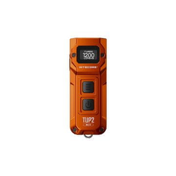 Nitecore TUP2 narančasta svjetiljka s USB-C privjeskom za ključeve od 1200 lm