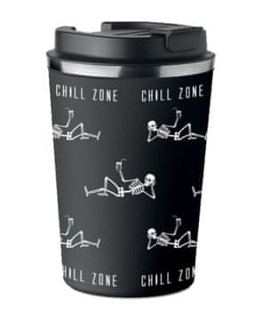 Vrhunska termo šalica s printom CHILL ZONE BONE 350ml KT_054