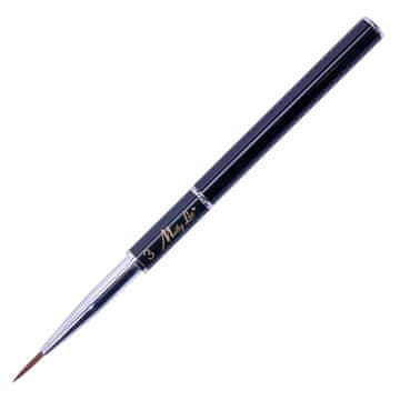 MollyLac kist za nokte, crni, duljina vlakana 13 mm