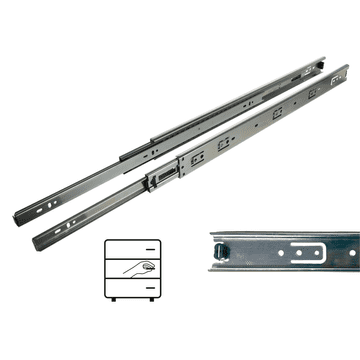 Coriex H45 klizač s kugličnim ležajem, puni izvlačenje 550 mm 30 kg NB45